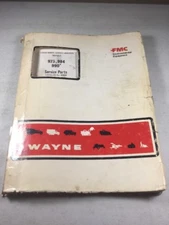 FMC, Wayne 973, 983, 990 Three Wheel Street Sweepers Parts Catalog Manual