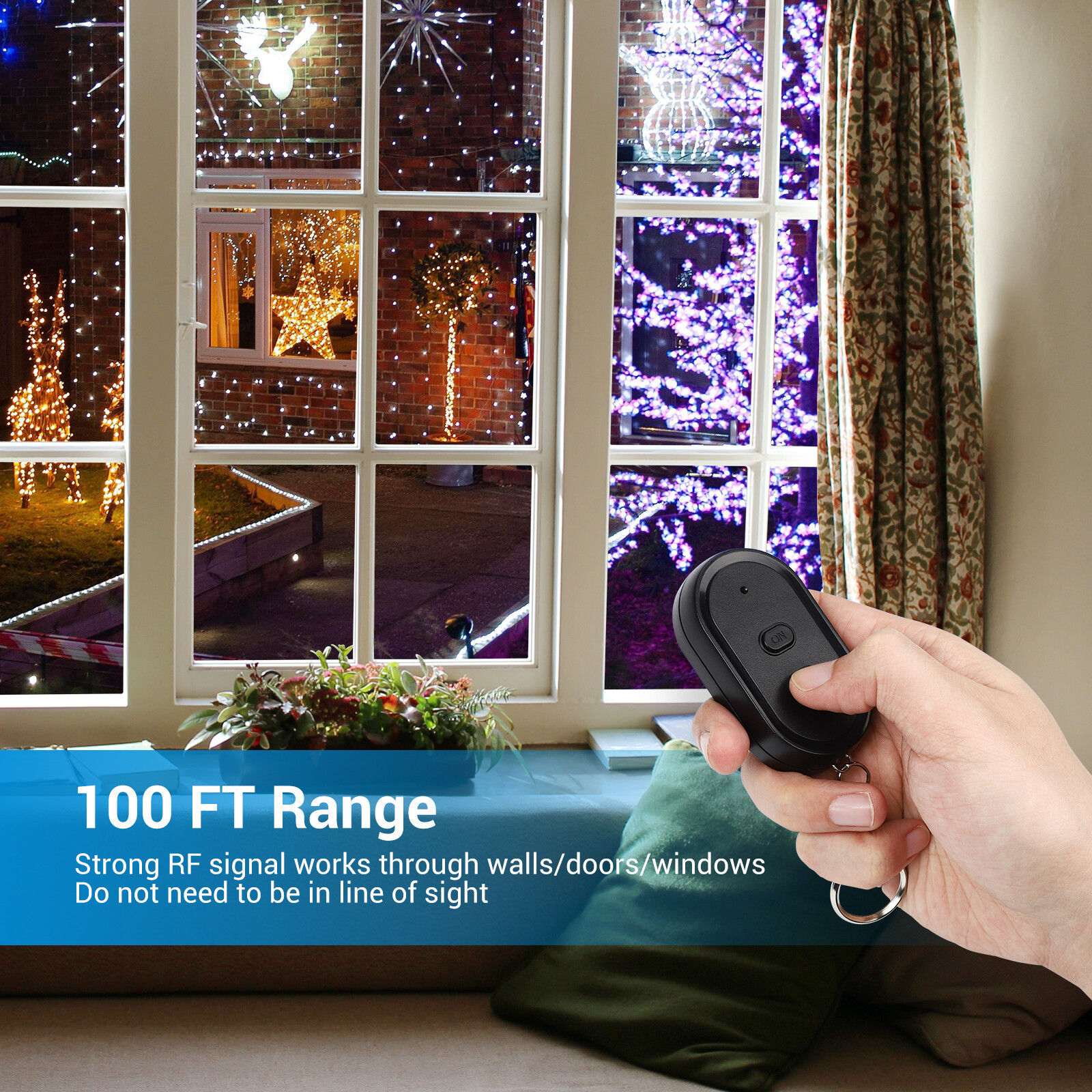 DEWENWILS Wireless Remote Control Electrical Outlet Switch for