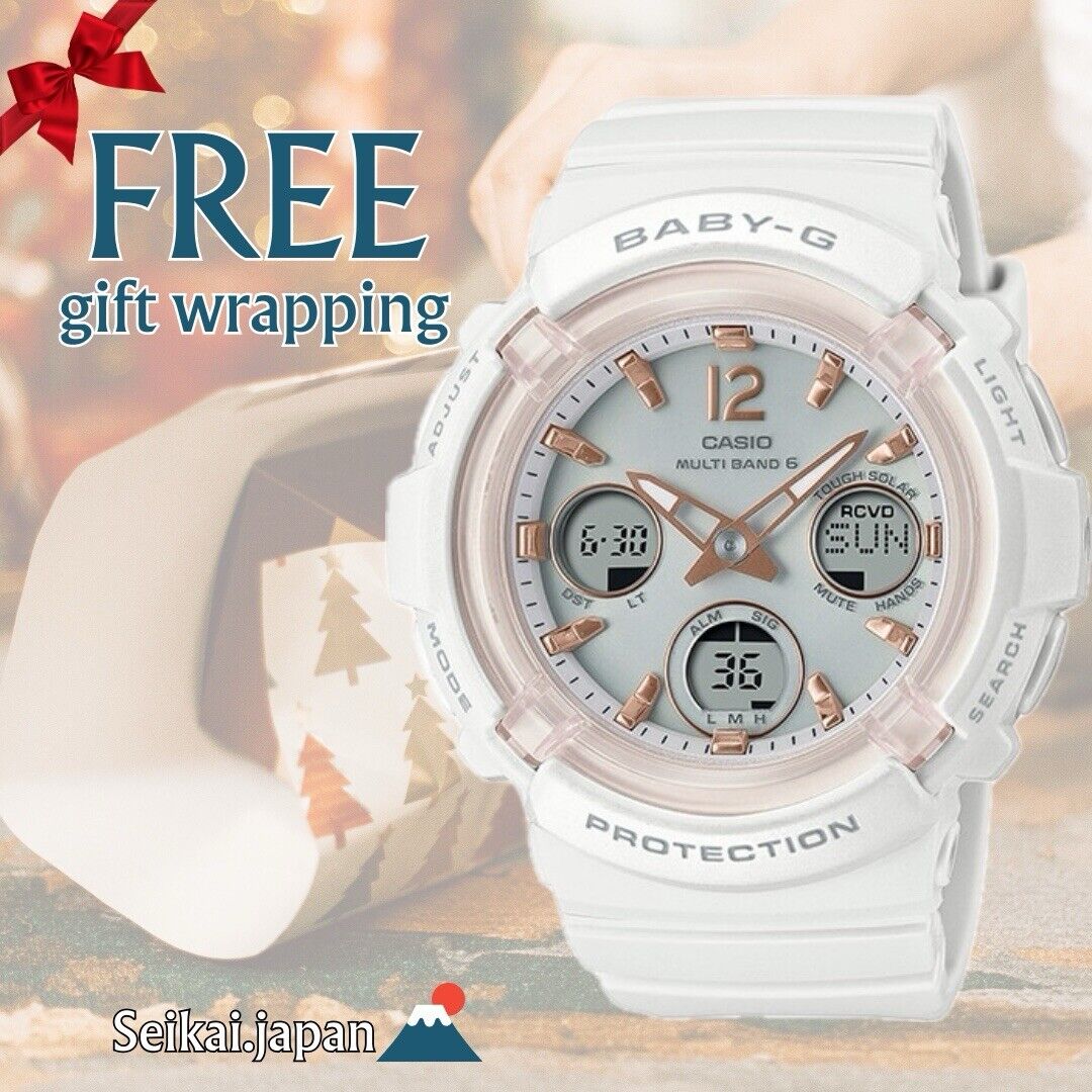 【新品/BGA-2800 SERIES】BABY-G　BGA-2800-7AJF CASIO Watch BABY-G Radio Solar BGA-2800-7AJF Ladies White