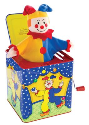 Schylling Toys Classic Jester Jack in the Box #JJB - Clown, Circus, Big Top