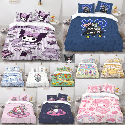 サンリオ Kuromi ベッドカバー 140cm x 205cm 【公式通販】