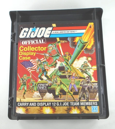 1982 GI Joe Official Collector DISPLAY CASE incomplete fine Hasbro ARAH C JTC