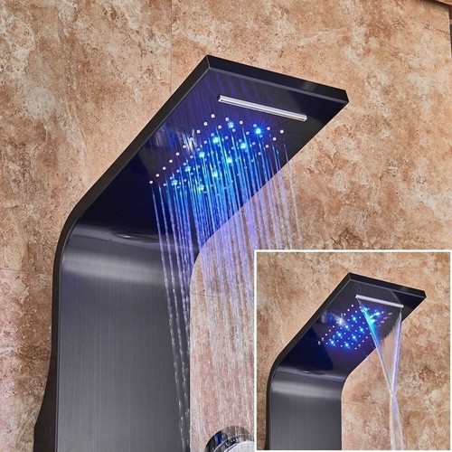 6 Función Panel de Ducha LED Columna de Hidromasaje Ducha de Acero Inoxidable ES - Imagen 8 de 12
