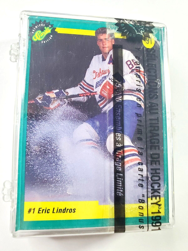 1991-92 Classic Premiere Edition Hockey Sealed Set Eric Lindros 1-50+ Bonus card