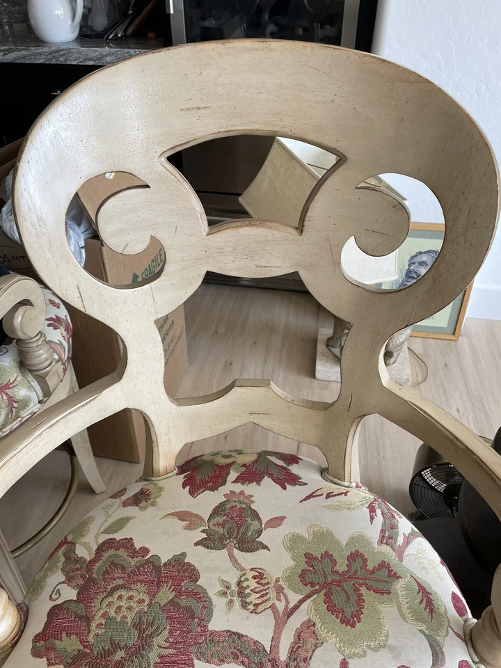 Juego de 4 taburetes de bar estilo Biedermeier Century, excelente estado. Giratorio. Foto 4 de 4