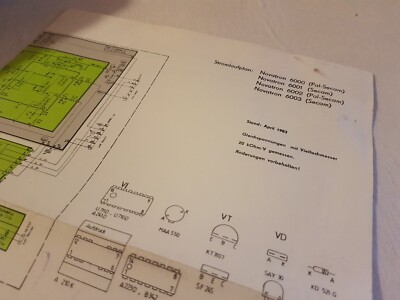 RFT Novatron 6000 6001 6002 6003 Schaltplan