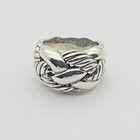 David Yurman Wide Woven Ring Sterling Silver 925 Size 6 — photo 5