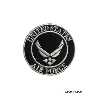 United State Air Force Patch Bügelbild Aufnähen bestickt Applikation für Kleidung