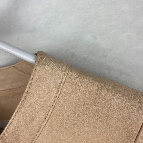 Calvin Klein Jacket Womens Small Full Zip Faux Leather Casual - Picture 5 of 17