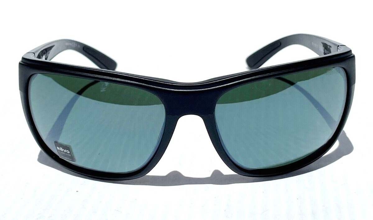 Occhiali Da Sole Revo Enzo Crystal Opaco Polarizzati Lenti Blu Vetro H2O - 1195 09 H20
