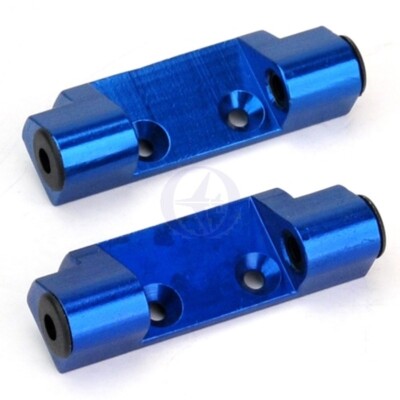 PD1493 Thunder Tiger MTA4 Querlenker-Halter, Oben, Alu CNC, Blau (2) TRA^