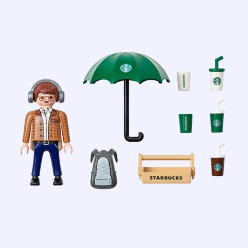 韓国Starbucks×playmobil Playmobil Starbucks 2024 Korea Edition Meet the Buddy's