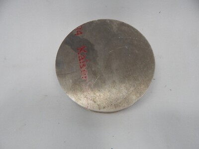 3/4” Thick 6061 Aluminum Round Plate – 3 1/8” Diameter, Solid Mill Stock, USA-Made