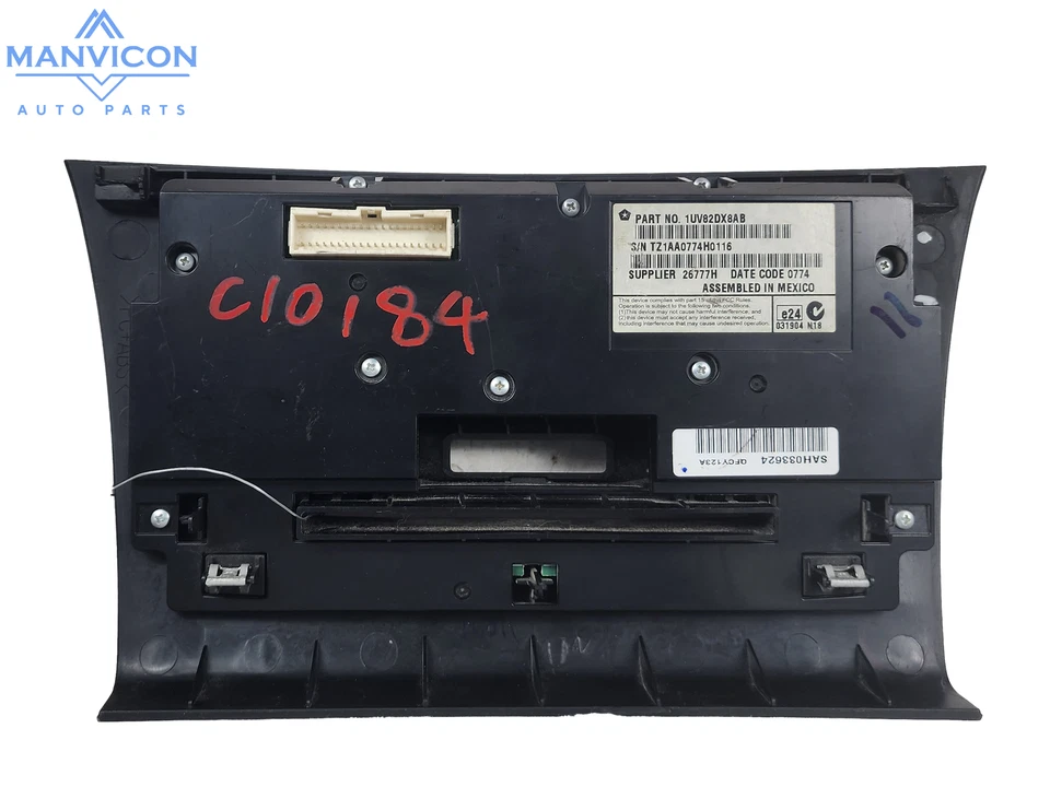 2013-2014 Chrysler 300 AC Heater Climate Temperature Control Unit 1UV82DX8AB OEM - Image 2 of 4