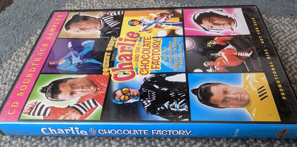Charlie and the Chocolate Factory Promo Soundtrack CD Sampler Oompa-Loompa Songs - Image 4 of 4