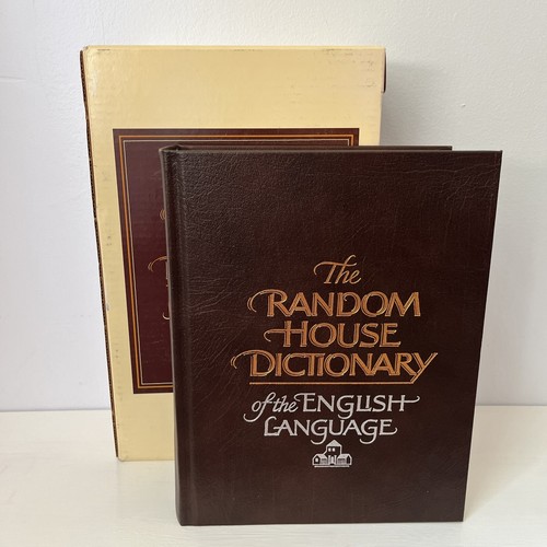 The Random House Dictionary of the English Language 2nd Ed. Unabridged ...