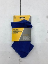 Easton Boys Blue Baseball Socks Size Youth Large