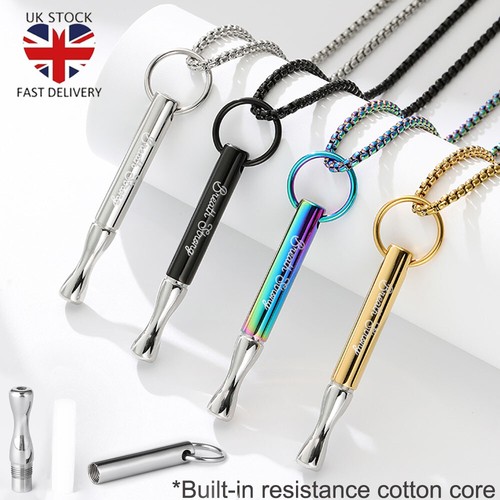 Breathlace Quit Smoking Anxiety Stress Relief Breathing Necklace With Core - Picture 3 of 29