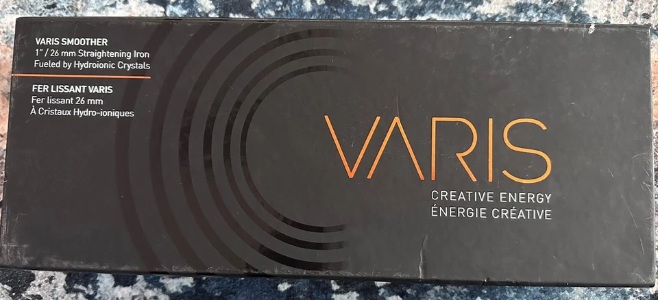 Plancha plana Varis suave cristales hidroiónicos de 1 pulgada cerámica Foto 2 de 4