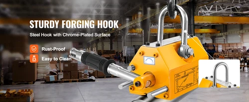 100KG 220LBS Steel Magnetic Lifter Heavy Duty Crane Hoist Lifting Magnet - Picture 13 of 15