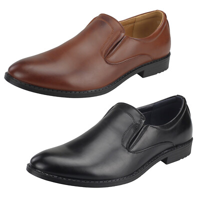 Herren Slipper Business Schuhe Halbschuhe Abendschuhe Slip-On Leder-Optik 69385