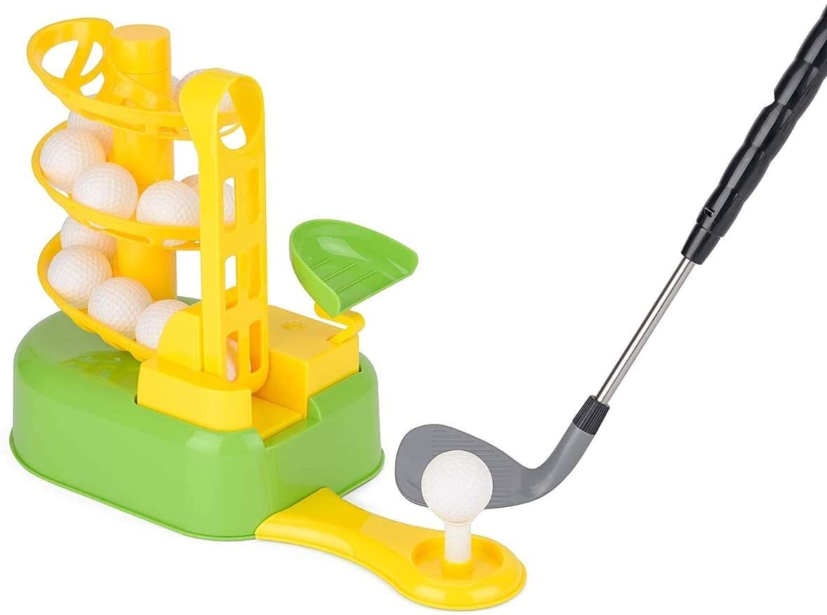 Kids Golf Set Training Golf Balls & Clubs Equipment Toys Golf for Kids Indoor...