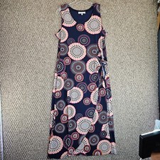 Robbie Bee Dress Womens Large Petite Sleeveless Pullover Bottom Wrap Side Tie