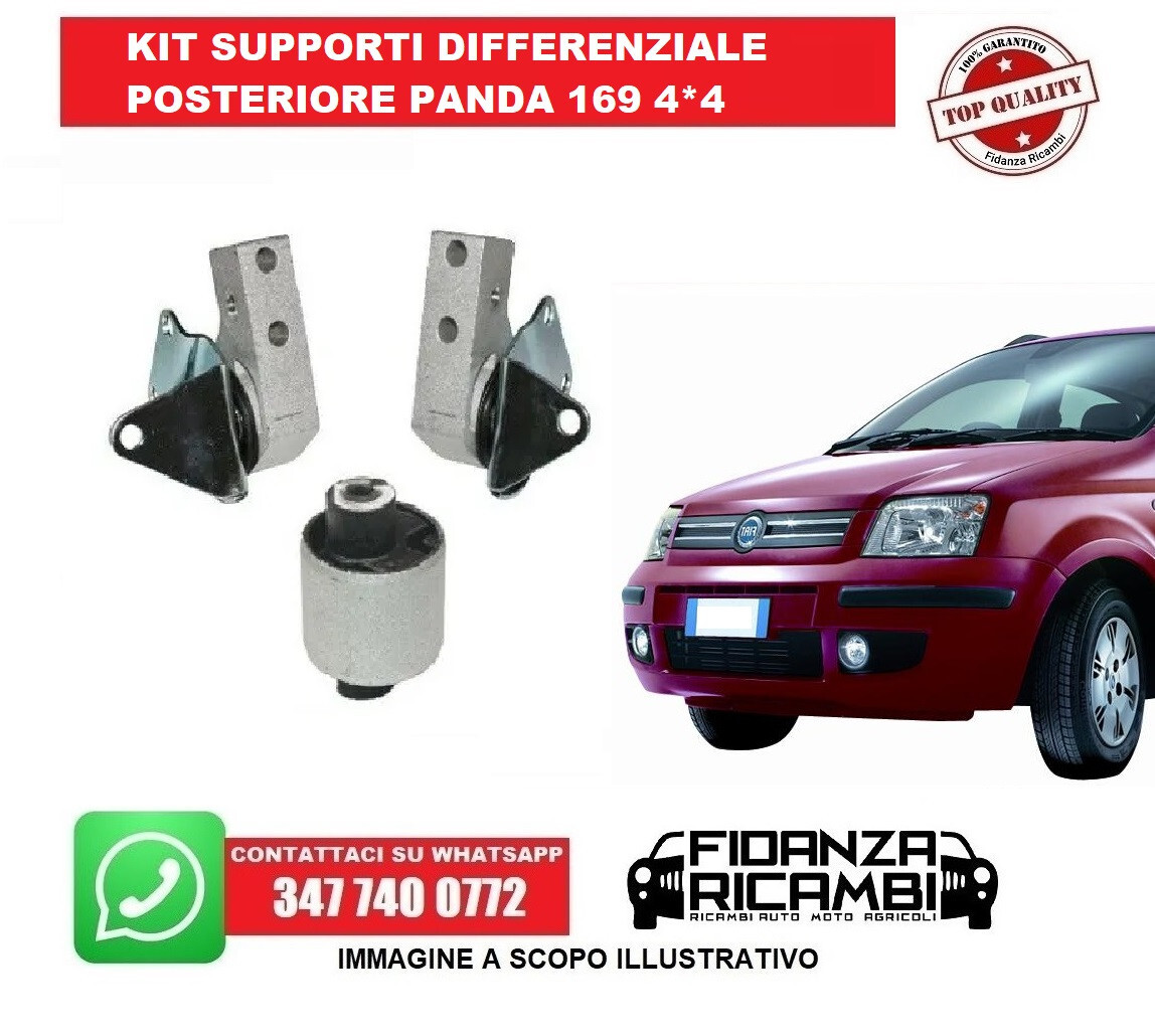 28896 - 51880263 SUPPORTO STAFFA DIFFERENZIALE POSTERIORE FIAT PANDA 3 312 319 2012 In Poi 1 3 Mjet 4x4.1.1.40.gp.28896 - Foto 3