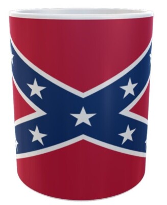 Südstaaten Confederate States Rebel Rockabilly Hotrod US Car Kaffeetasse Tasse 