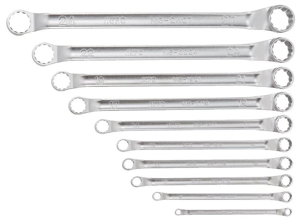 Набор метрических коробчатых автомобильных ручных гаечных ключей