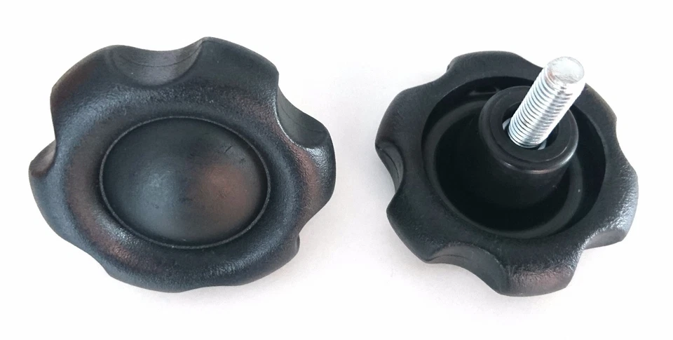 50x M8x20 Sterngriff Kreuzgriff Klemmhebel Klemmmutter Sternschraube Schraube