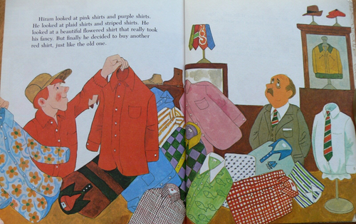 Vintage Little Golden Book ~ HIRAM'S RED SHIRT by Mabel Watts ~ "A" 1st - Picture 14 of 15