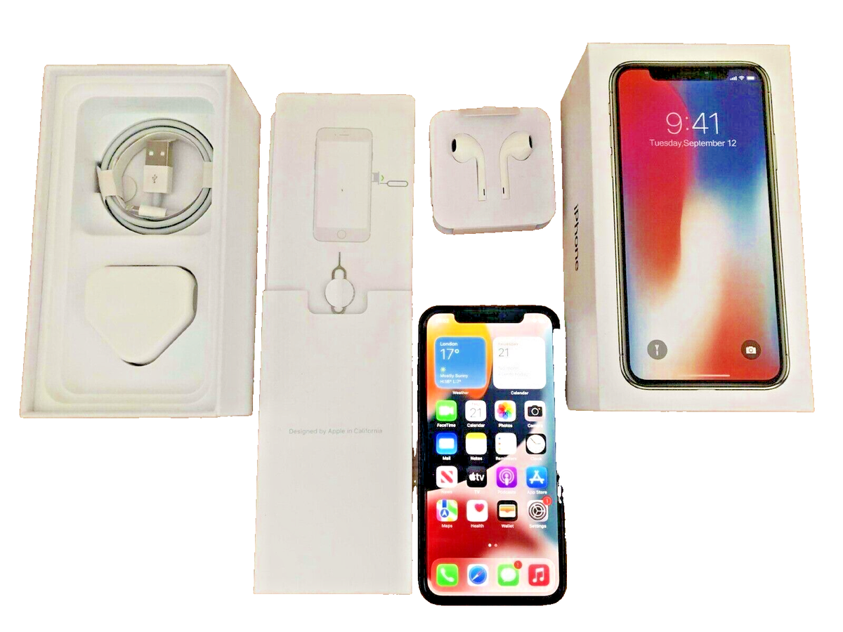 Apple - iPhoneX/iPhone10 64GB 箱あり Apple iPhone X - 64GB - (Unlocked) Silver *Open Box