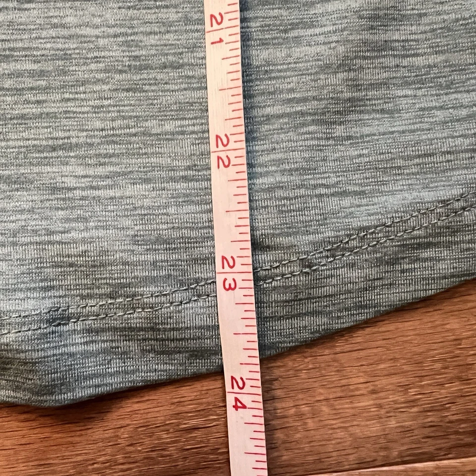 Camisa polo de golf sin mangas Dama Hagen talla S verde teñido espacial cuello en V Foto 4 de 4