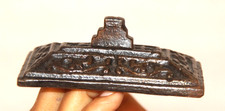 Antique Cast Iron Small Paper Weight Original Old Hand Crafted