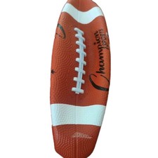   Champion Sports Rubber Football, with a durable, water-resistant pro rubber