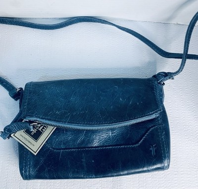 THE FRYE COMPANY Frye DB129 Melissa Foldover Leather Crossbody