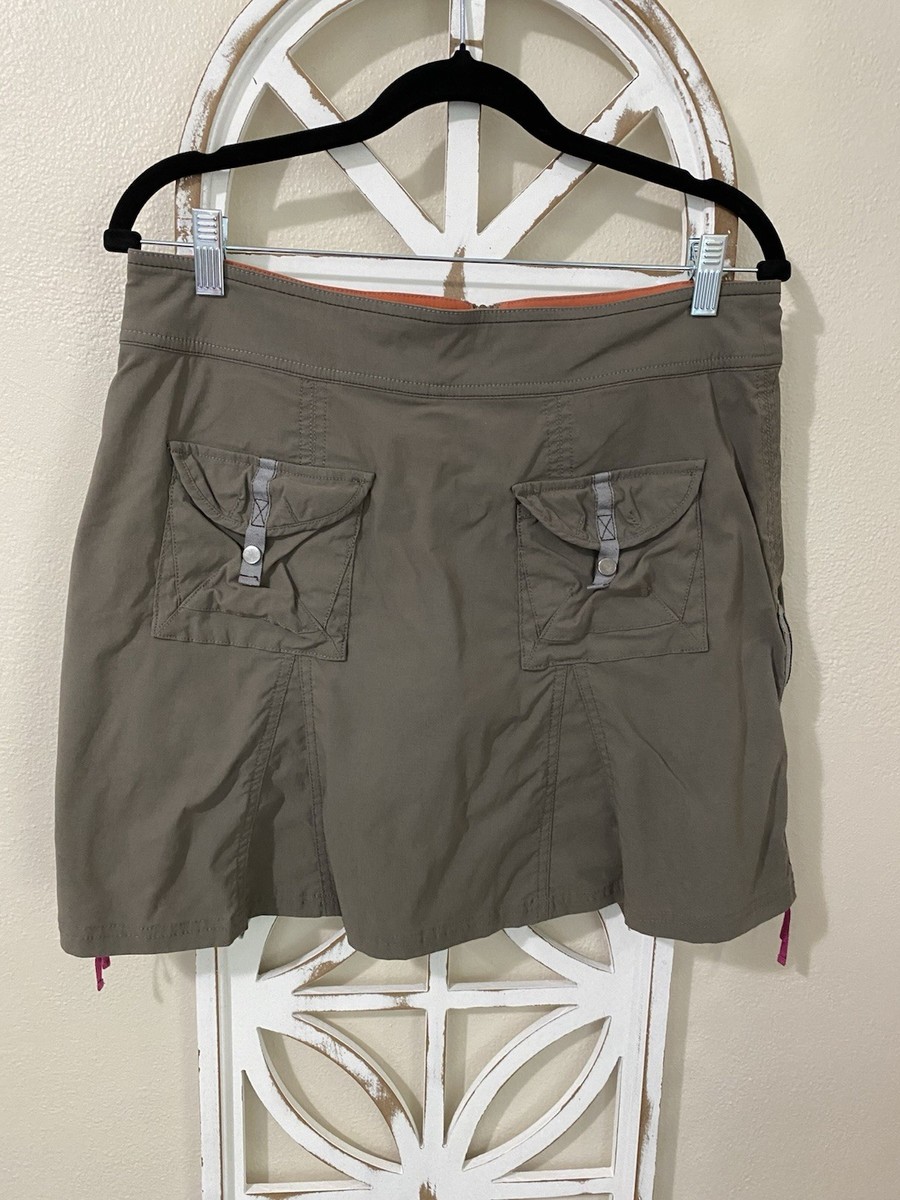 その他 19 TITLE NINE TRAIL MIX SKIRT size 8 GREEN CARGO LINED SKORT | eBay