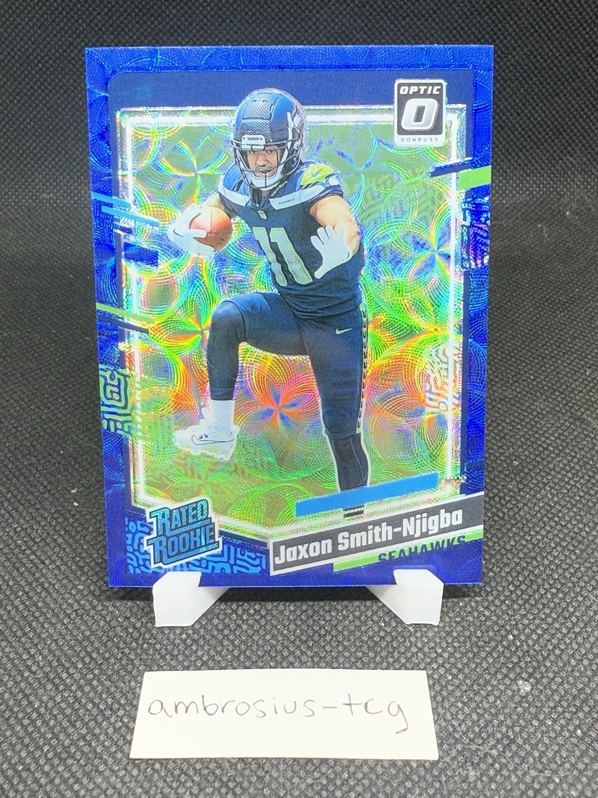 2023 Panini Donruss Optic - Rated Rookie Jaxon Smith-Njigba #293 Blue Scope