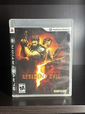 Resident Evil 5 PS3 NTSC-U/C Capcom 2009 Black Label CIB Tested