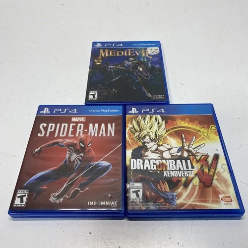 PlayStation 4 Bundle: Marvel Spider-Man, MediEvil & Dragon Ball Xenoverse