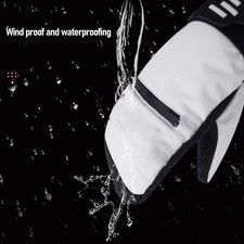 Warm Snowboard Mittens Firm Grip EVA Shock Absorbing Pads Waterproofing
