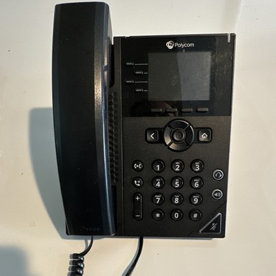 Polycom VVX 250 IP Phone Ethernet PoE Speakerphone 2201-48820-001 Black
