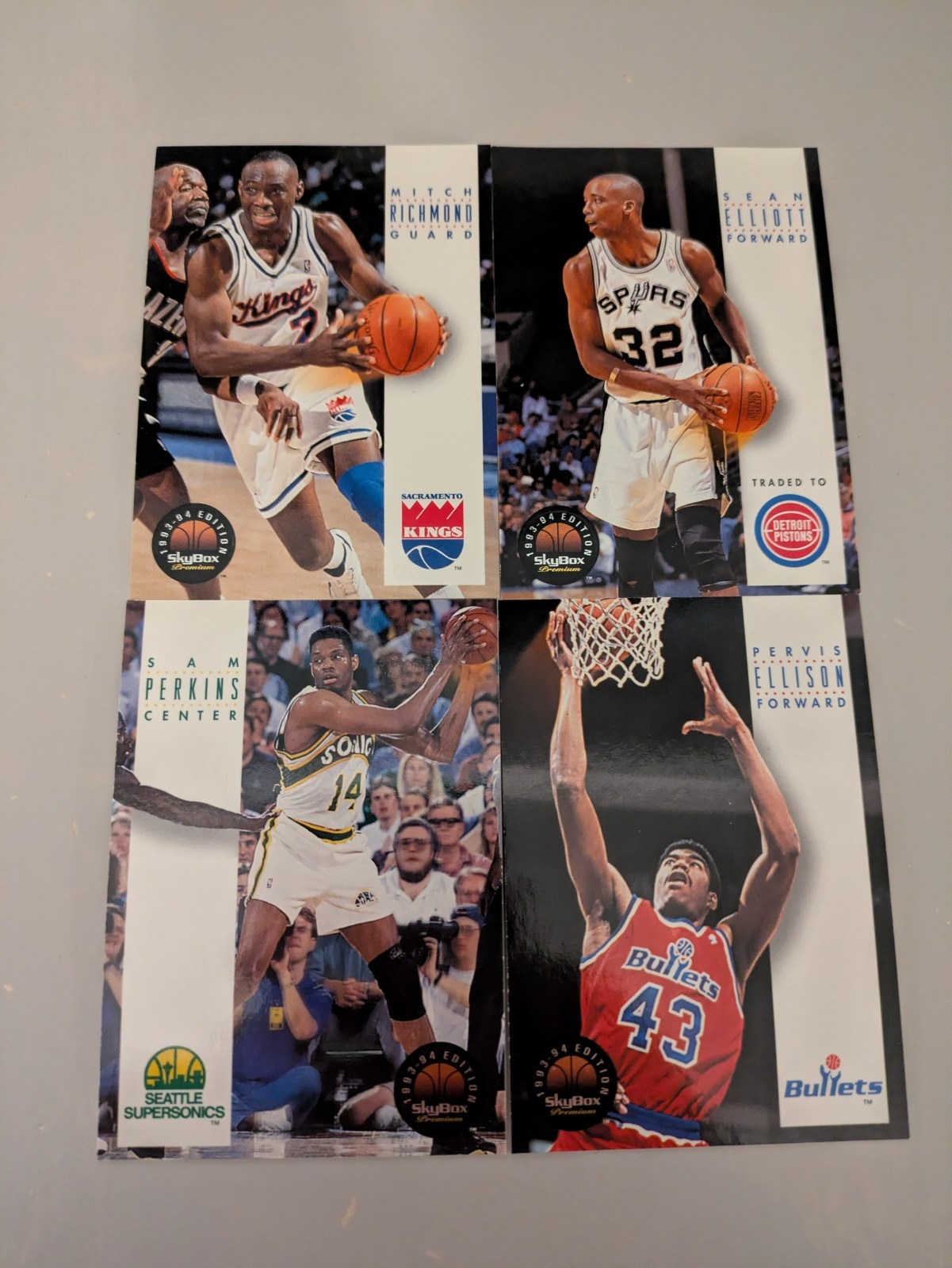 1993-94 Skybox Premium Basketball Cards #1-185 Choose Your Cards