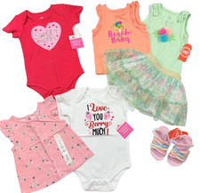 BABY GIRL CLOTHING LOT SIZE 6-9 MONTHS / NWT / 8 PIECES/ LOT 5