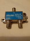 HOLLAND Electronics 2-WAY 3.5dB 5-1000 MHz TV Antenna Coax Cable Splitter GHS-2F — photo 1
