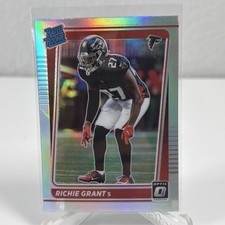 Richie Grant 2021 Donruss Optic Silver Prizm Holo Rated Rookie RC Card NM Card. rookie card picture