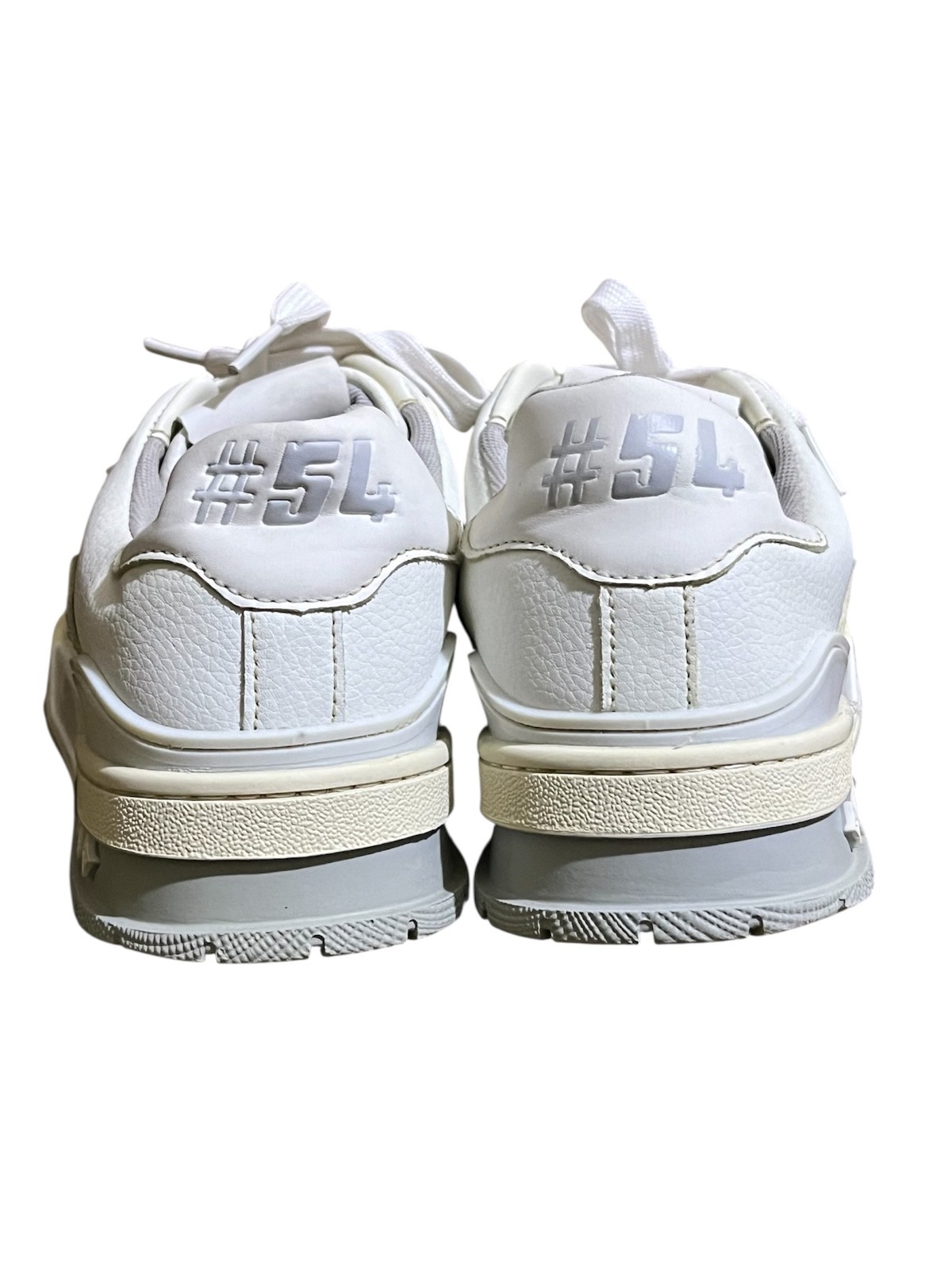 Authentic Louis Vuitton LV Trainer Low White Leather Sneakers Size EU 42 US 8.5 thumbnail 4