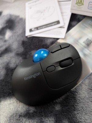 Kensington Pro Fit Ergo TB450 Trackball Mouse, Wireless Bluetooth Mouse