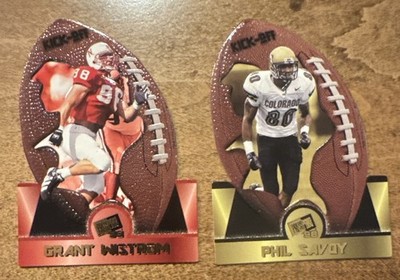 1998 Press Pass Kick Off #14 Grant Wistrom NM & #23 Phil Savoy Nm-Mt